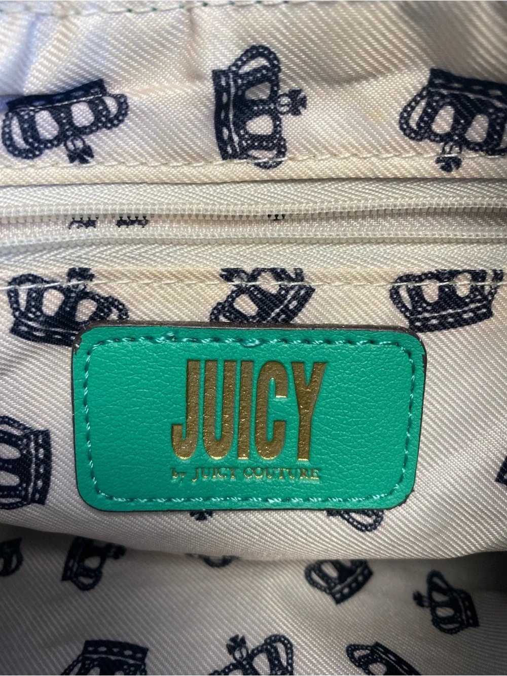 Juicy Couture Chain My Heart Pouchette Shoulder Bag Mint Green